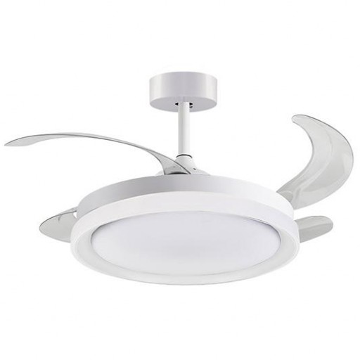 Ventilador Retráctil DC Kigali blanco Mini