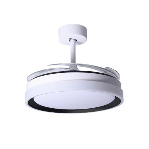 Ventilador Retráctil DC Kigali blanco negro Mini [2]