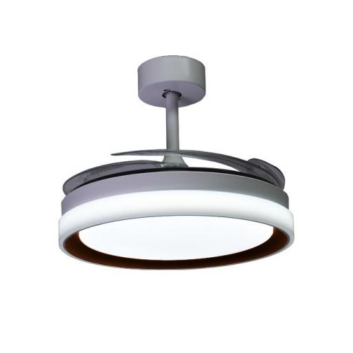 Ventilador Retráctil DC Kigali blanco negro Mini [3]