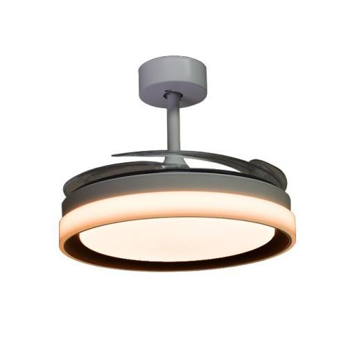 Ventilador Retráctil DC Kigali blanco negro Mini [4]