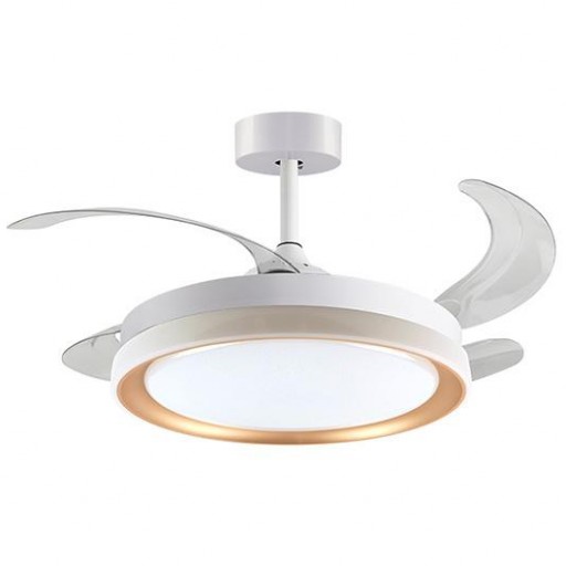Ventilador Retráctil DC Kigali blanco ORO Mini [0]