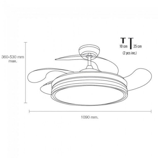 Ventilador DC Calima Cuero [2]