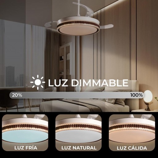 Ventilador Retráctil DC Blissful Negro [3]