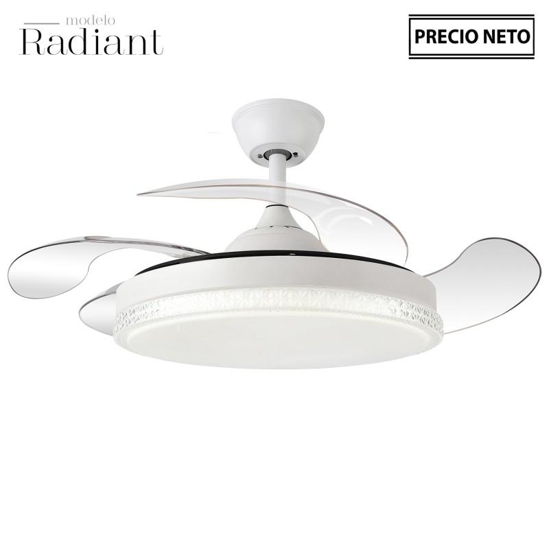 Ventilador Retráctil DC Radiant Blanco