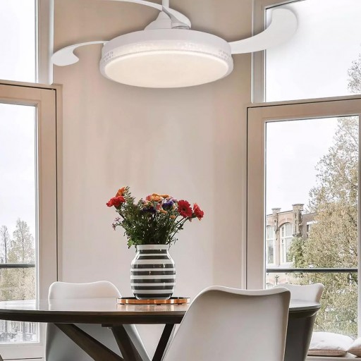 Ventilador Retráctil DC Radiant Blanco [1]