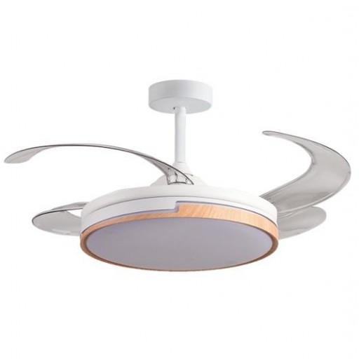 Ventilador Retráctil DC Robin Eco blanco Madera [0]