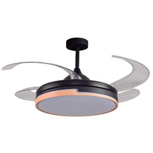 Ventilador Retráctil DC Robin Eco negro Madera [0]