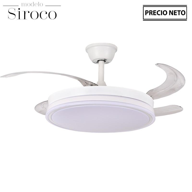 Ventilador Retráctil DC Siroco Blanco