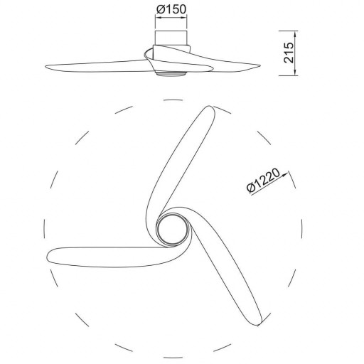 Ventilador Groenland Blanco M Motor DC [4]