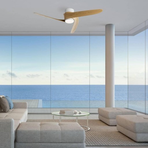 Ventilador Groenland Blanco Madera S Motor DC [2]