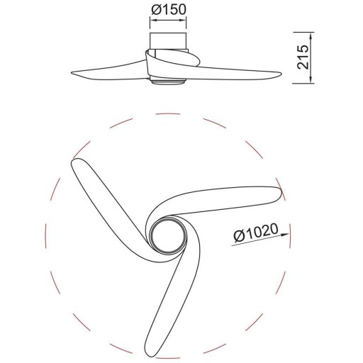 Ventilador Groenland Blanco S Motor DC [4]