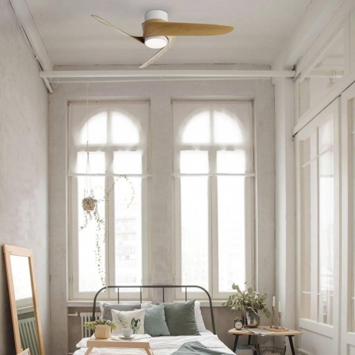 Ventilador Groenland Blanco Madera XS Motor DC [2]