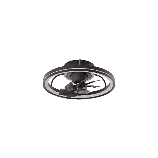 Plafón Ventilador DC Tom Negro