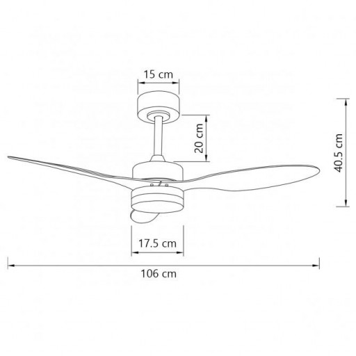 Ventilador Valcano DC Blanco [5]