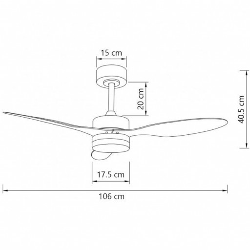 Ventilador Valcano DC Negro [4]