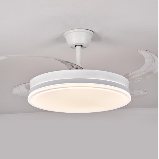 Ventilador Retráctil DC Volturno Blanco