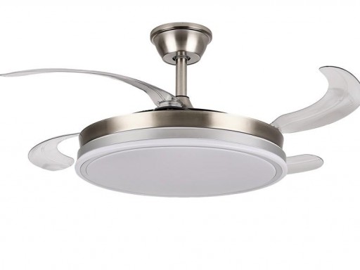 Ventilador Retráctil DC Volturno Niquel Plata [0]