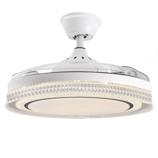 Ventilador Retráctil DC Whisper Blanco [2]