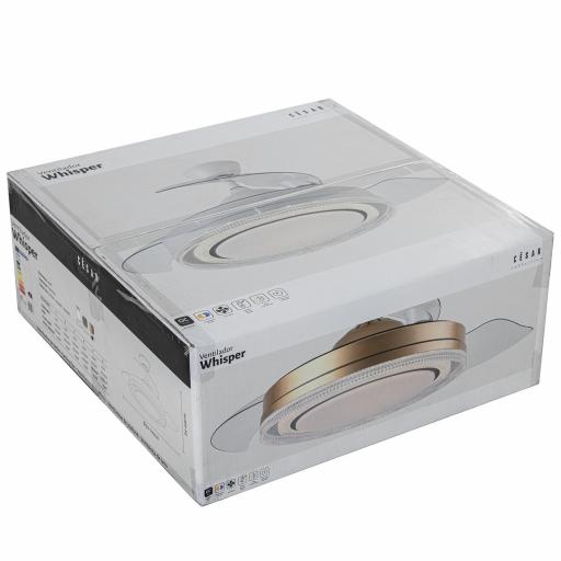 Ventilador Retráctil DC Whisper Gris [4]