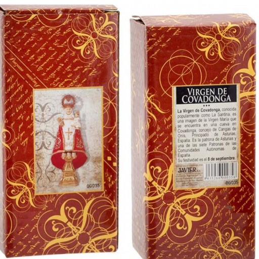 Virgen Covadonga manto Rojo 22 cm [1]