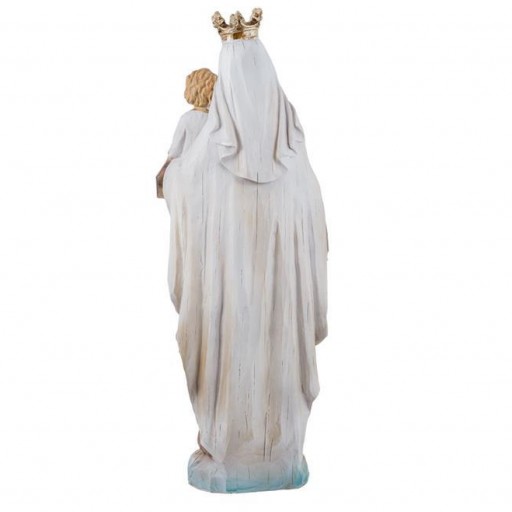 Virgen del Carmen Madera  Vieja Policromada 40cm [2]