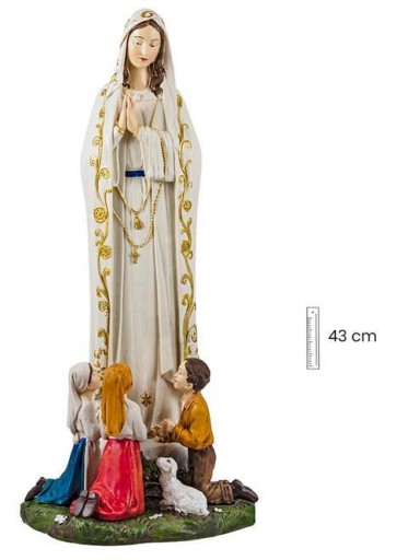 Virgen de Fátima con Niños de 43 cm