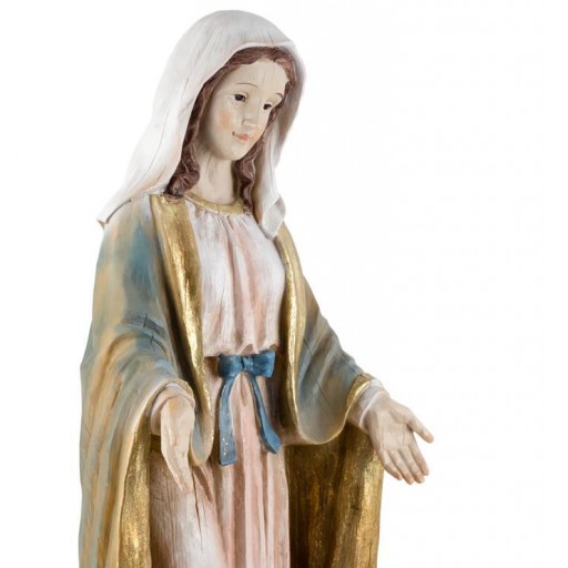 Virgen Milagrosa en Madera envejecida de 65 cm  [1]