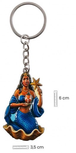 Llavero Yemayá en Lata decorada [0]