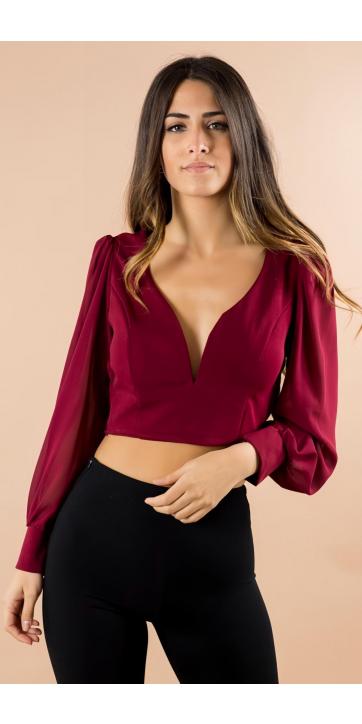 Blusa lazada escote corazón  [3]