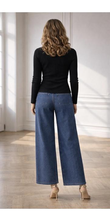 Jersey punto cruzado negro  [1]