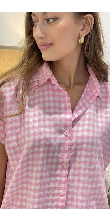 Camisa cuadros vichy rosa   [3]