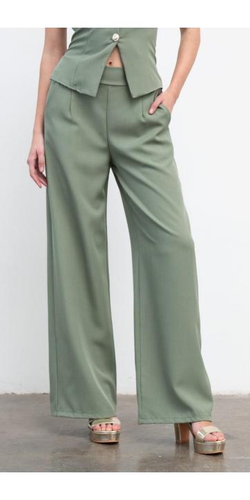 Conjunto Verde de Corpiño y Pantalón para Mujer - Estilo Elegante y Sofisticado [1]