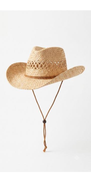 Sombrero boho rafia natural  [2]