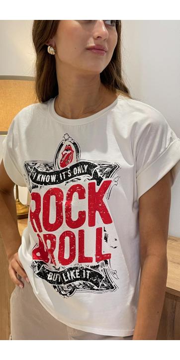 Camiseta estampado rock & roll  [2]