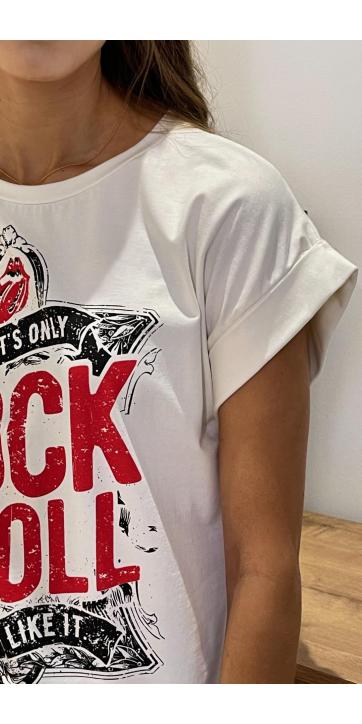 Camiseta estampado rock & roll  [1]