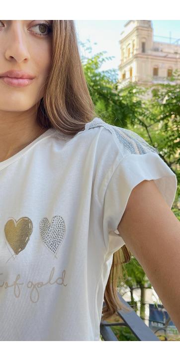 Camiseta estampado corazón  [1]