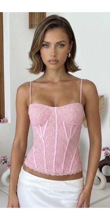 Top corset de blonda  [2]