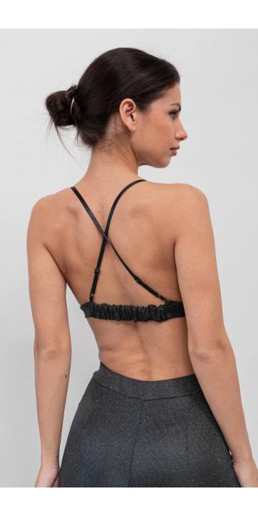 Top bralette glitter  negro [1]