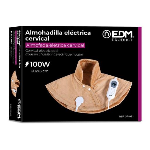ALMOHADILLA ELECTRICA - NUCA-CERVICAL - 100W - EDM