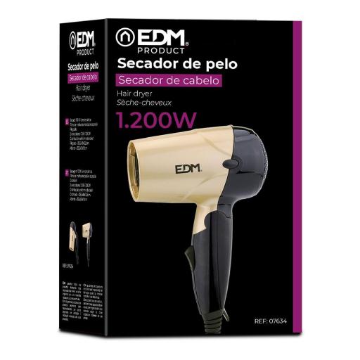 SECADOR DE PELO DE VIAJE EDM BI-TENSION 1000 - 1200 W [1]