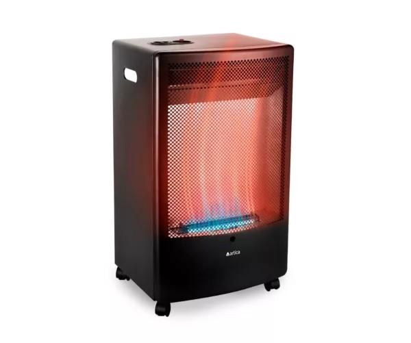ESTUFA GAS ARTICA AEA3800N LLAMA AZUL 3800W NEGRO
