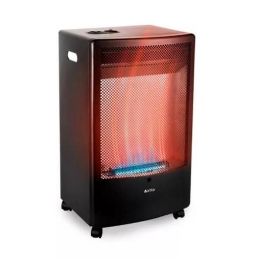 ESTUFA GAS ARTICA AEA3800N LLAMA AZUL 3800W NEGRO [0]
