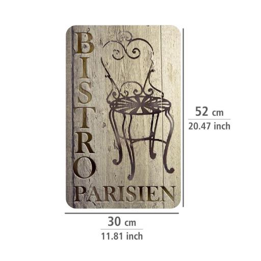 Wenko Cubiertas universales de vidrio Bistro de 2 piezas, multicolor [1]