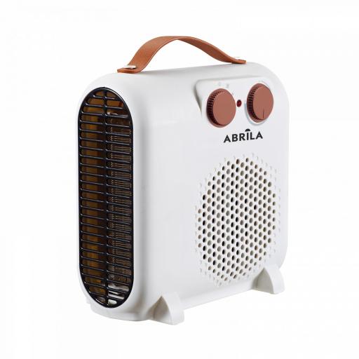 Termoventilador Elect.tundra 2000w Blanco/marron 2potencias 3Funciones Protecc.seg.luz Ind.24,8x23,3x11,7cm
