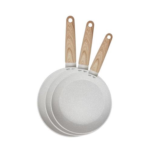 SET 3 SARTENES ALU FORJADO Ø18 / Ø22/ Ø26 cm