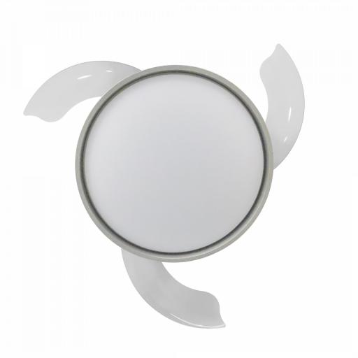 Ventilador Dc Mandarin Plata 72w 3aspas 108d Reg.intensidad 7200lm 3000-4000-6500k Remoto+memoria+temporizador [1]