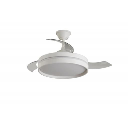 Ventilador Dc Mandarin Blanco 72w 3aspas 108d Reg.intensidad 7200lm 3000-4000-6500k Remoto+memoria+temporizador [1]