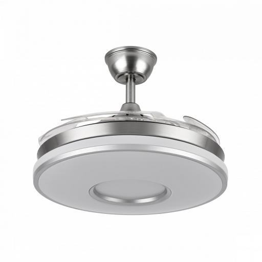 Ventilador Dani 59w 6980lm Niquel 4 Aspas Desplegables 6 Velocidades107d 3000-4000-6000k Remoto, Reg.Int, Memori Y Tempor [1]