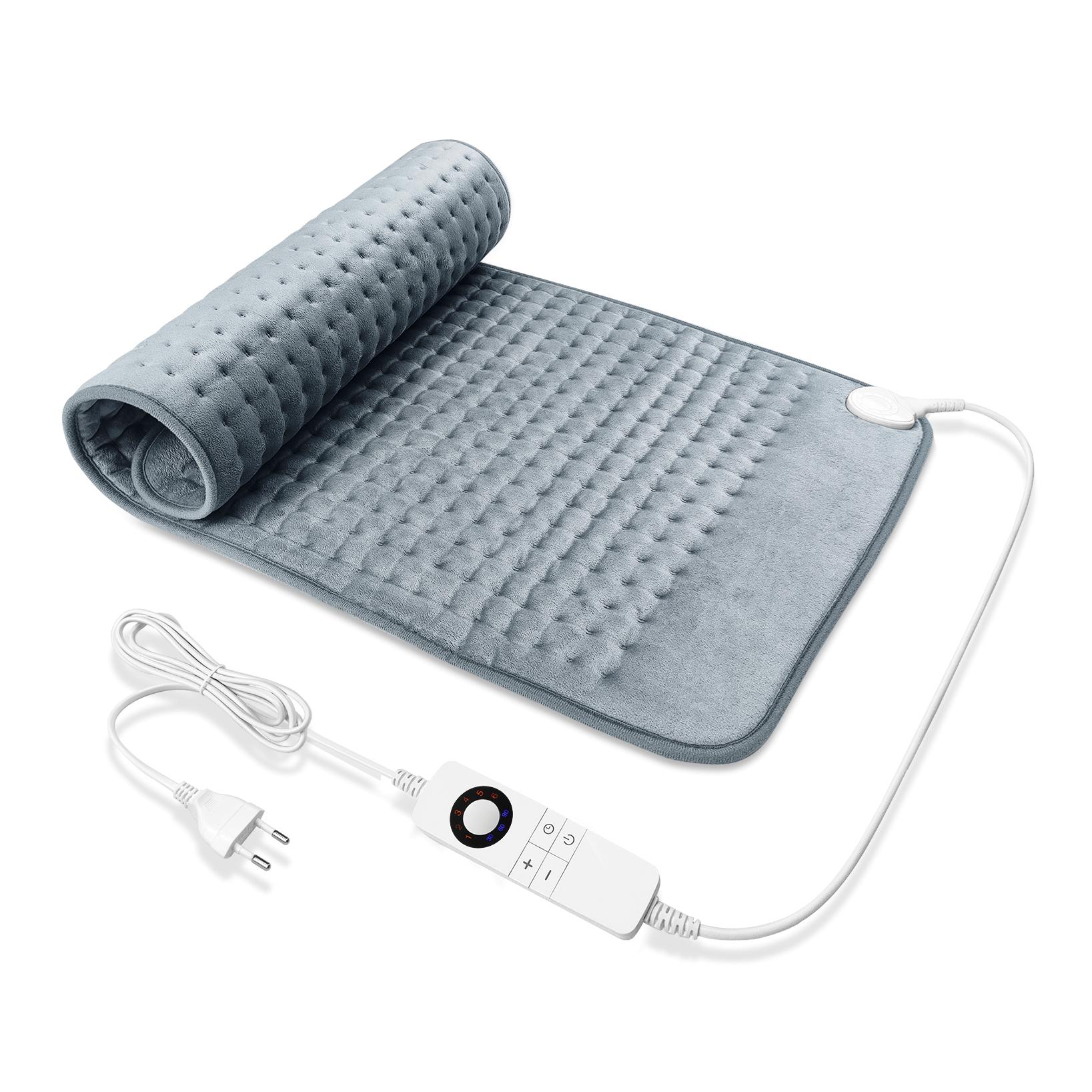 Almohadilla Elect.bustillo Gris 100w 85x45cm 6niv Autoapagado, Temperatura Reg,lavable