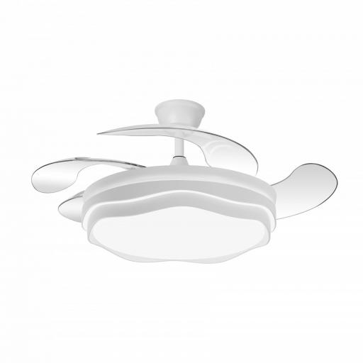 Ventilador Nasim 59w 6980lm Blanco 4 Aspas Desp. 34,5/42x50/107cm 3col.dc.remot+reg.inten [1]